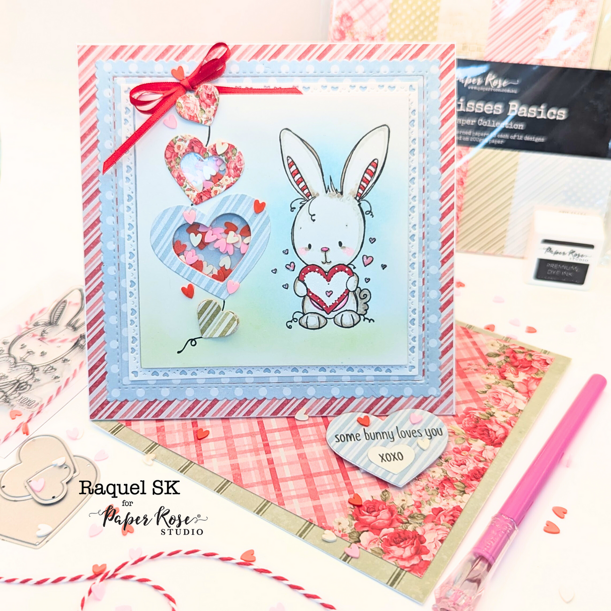 Bunny Love Clear Stamp 31791 - Paper Rose Studio