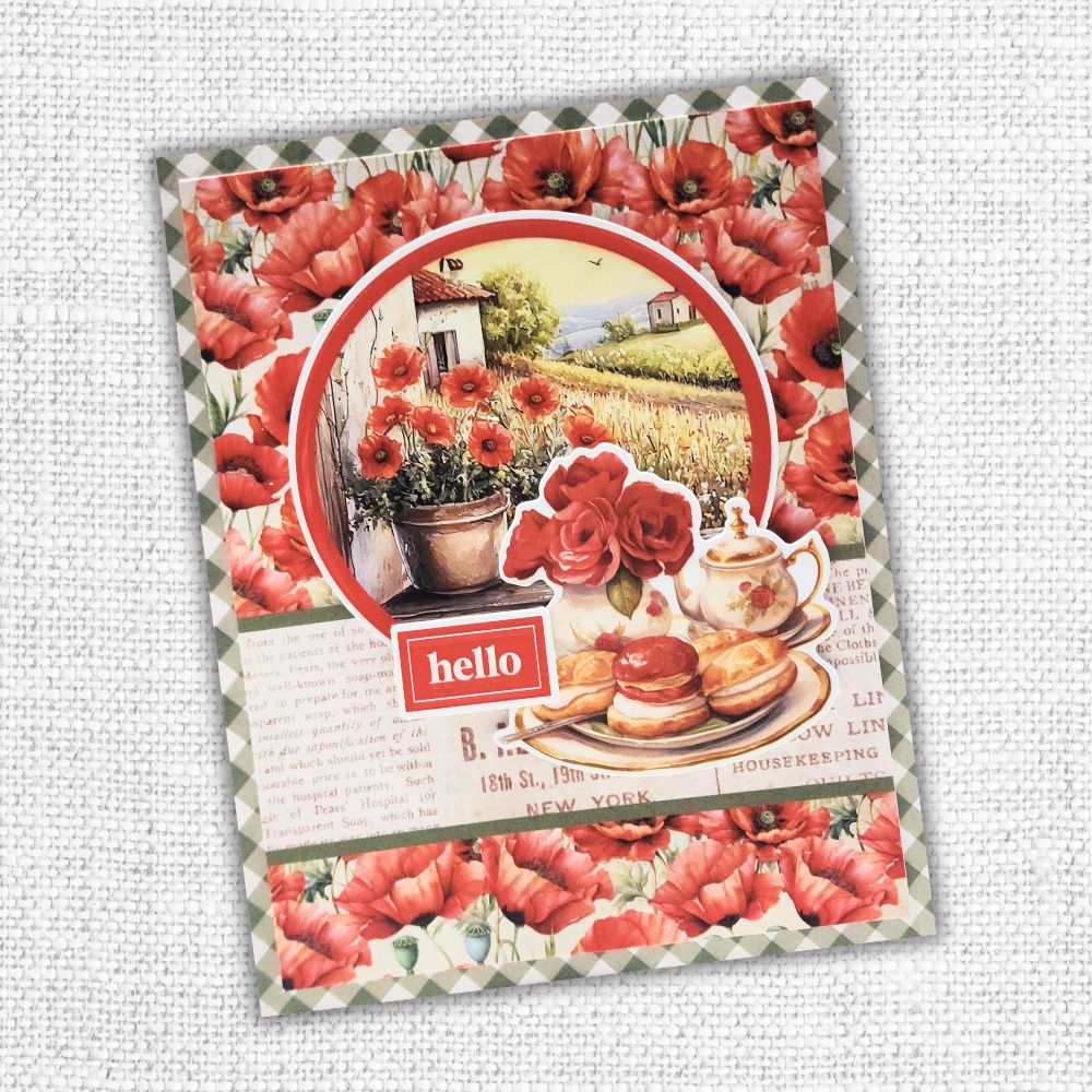 Poppy Garden 6x8" Quick Cards Collection 34671 - Paper Rose Studio