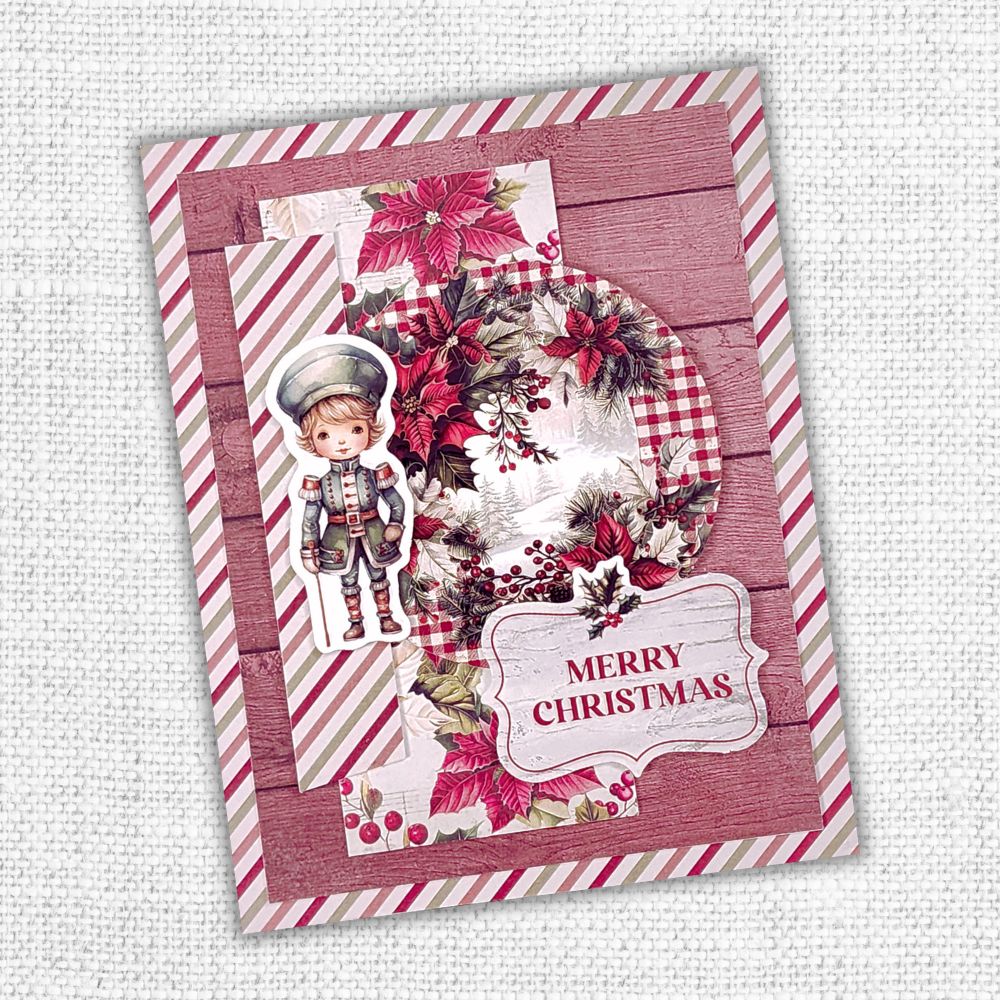 Christmas Holly Embossed Die Cuts 35163 - Paper Rose Studio