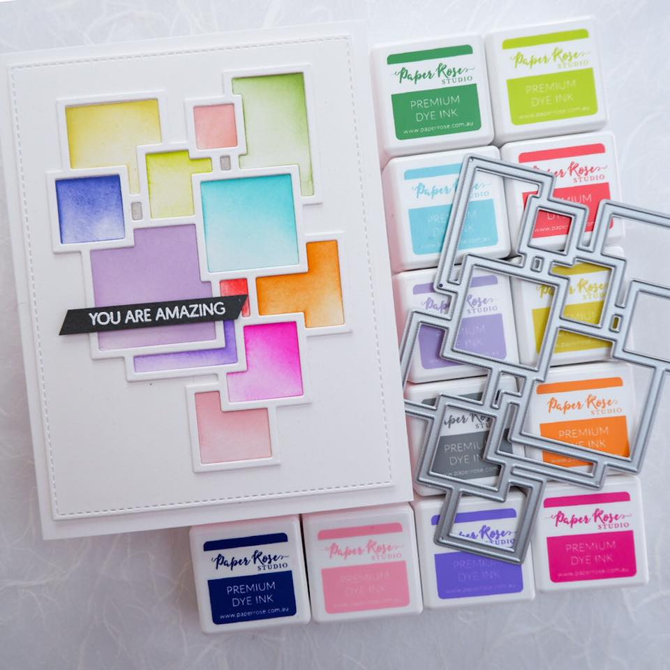 18837 - Full Set of Ink Cubes - Paper Rose Studio
