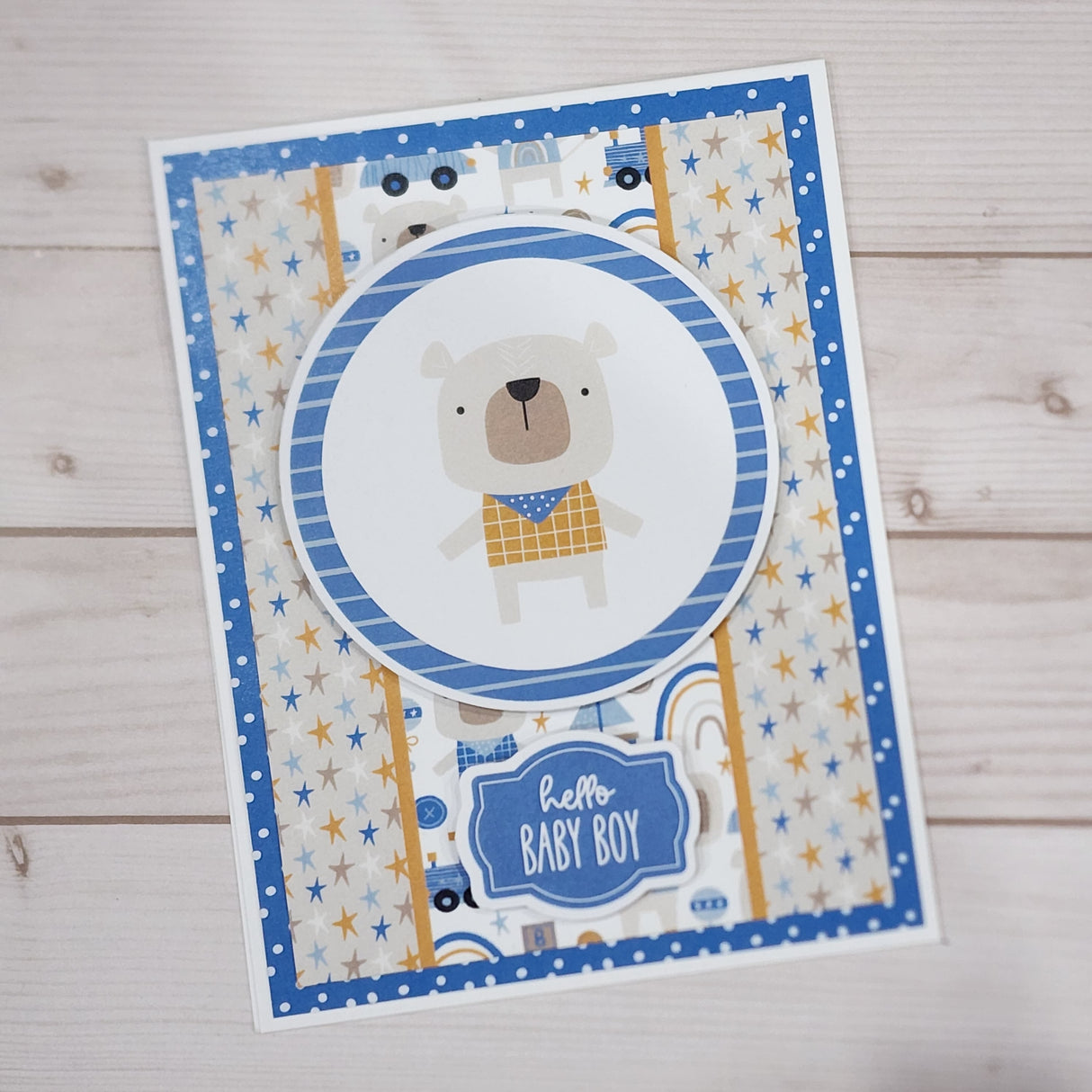 Hello Little Boy 6x8" Die Cuts & Sentiments 29994 - Paper Rose Studio