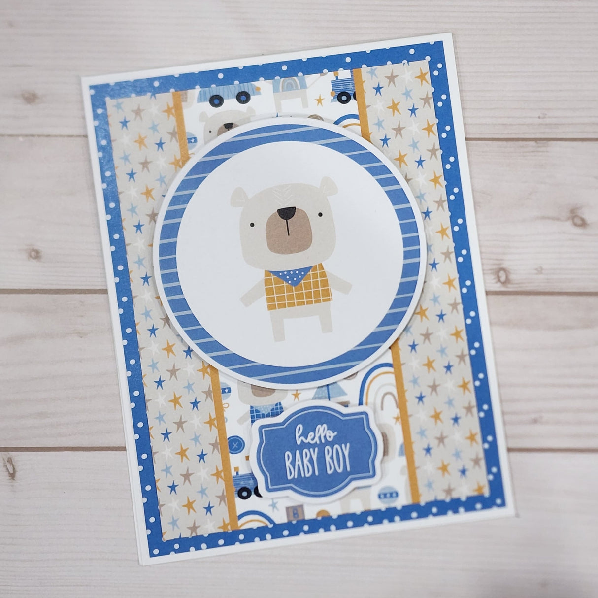 Hello Little Boy 6x8" Die Cuts & Sentiments 29994 - Paper Rose Studio