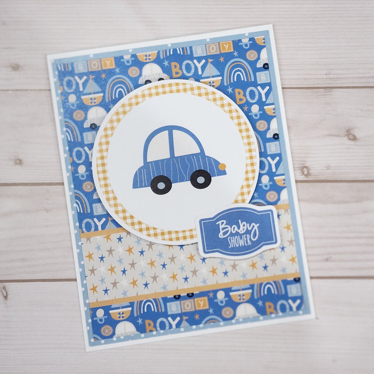 Hello Little Boy 6x8" Die Cuts & Sentiments 29994 - Paper Rose Studio