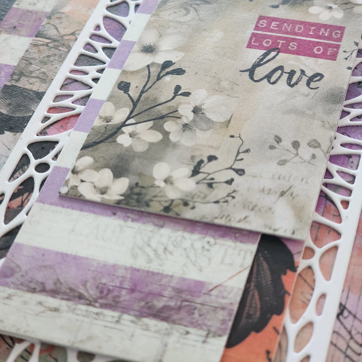 Portraits in Bloom LIMITED EDITION Papercuts Cardmaking Kit with METAL DIES 36703