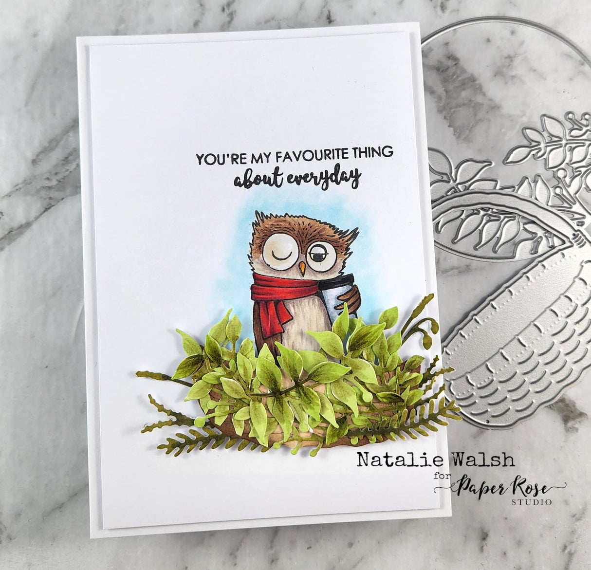 Finley the Owl Stamp 24178 - Paper Rose Studio