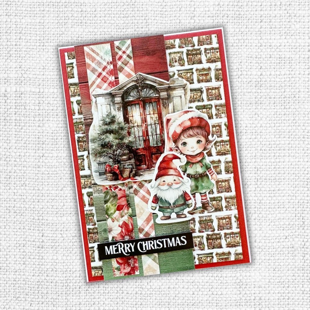 Christmas Gnomes & Elves Cut Aparts Paper Pack 31085 - Paper Rose Studio