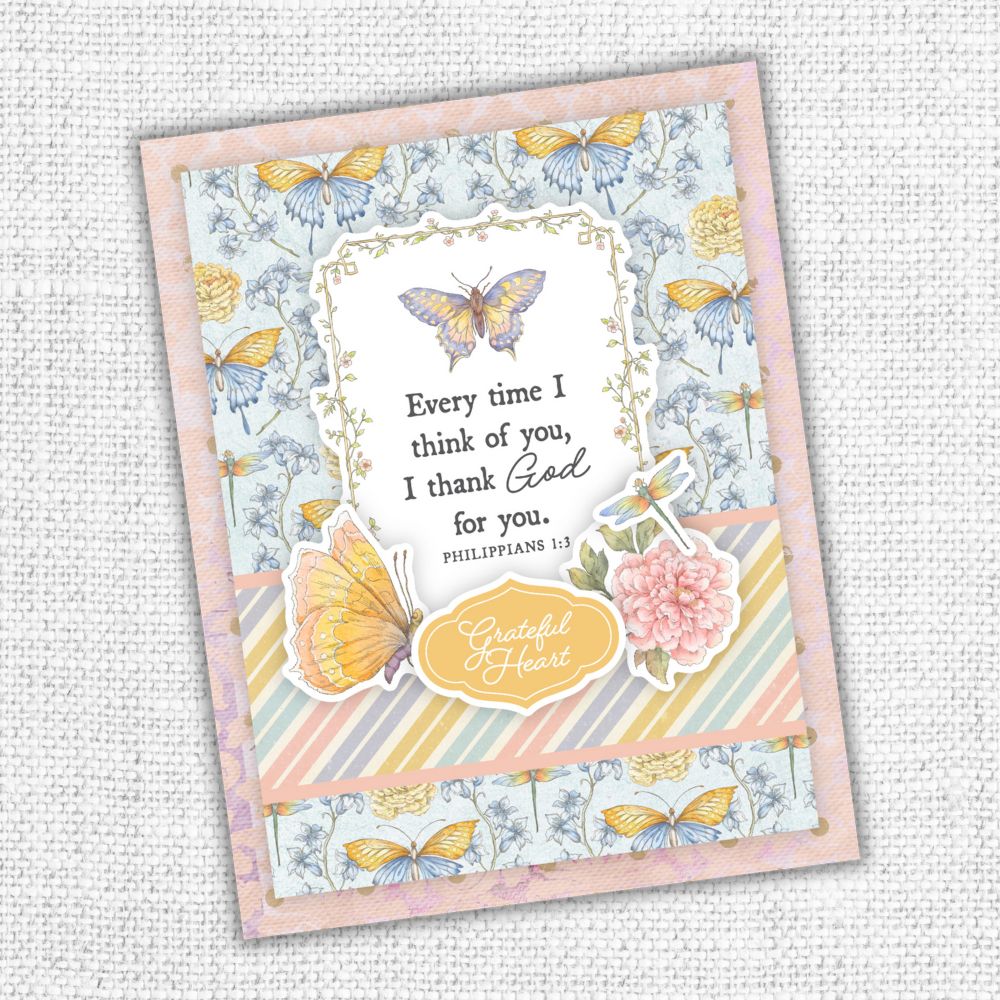 Words of Wisdom 6 x 8" Scripture Embossed Die Cuts 35593 - Paper Rose Studio