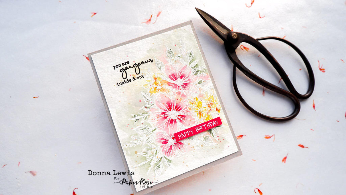 Milly's Bouquet Clear Stamp Set 20790 - Paper Rose Studio