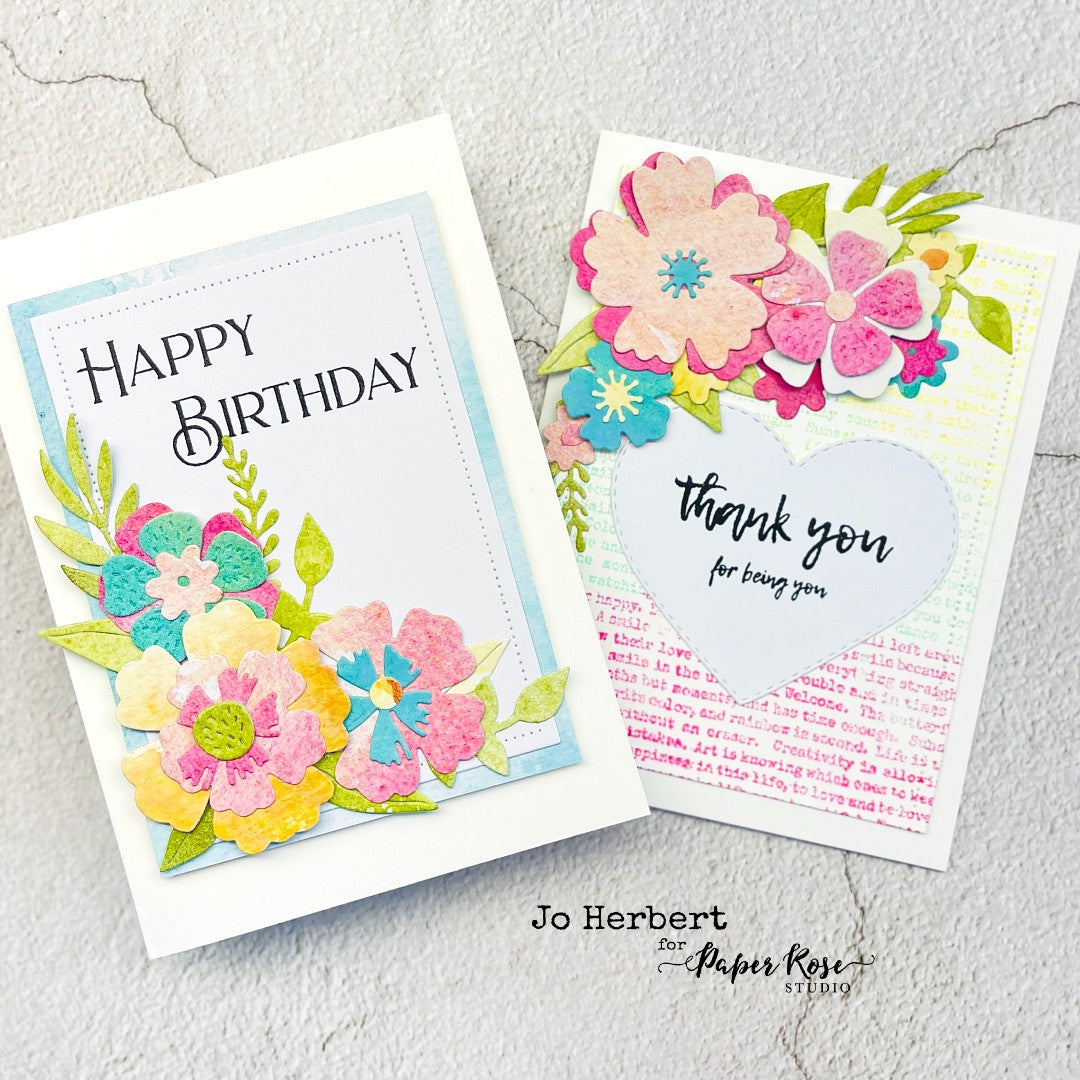 Happy Birthday Lovely Clear Stamp Set 24211 - Paper Rose Studio