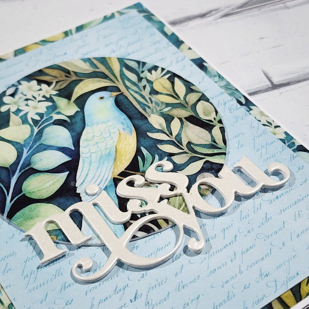 Miss You Metal Cutting Die 33858 - Paper Rose Studio