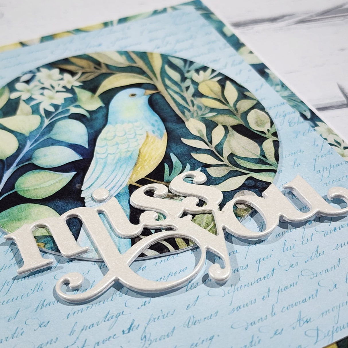 Miss You Metal Cutting Die 33858 - Paper Rose Studio