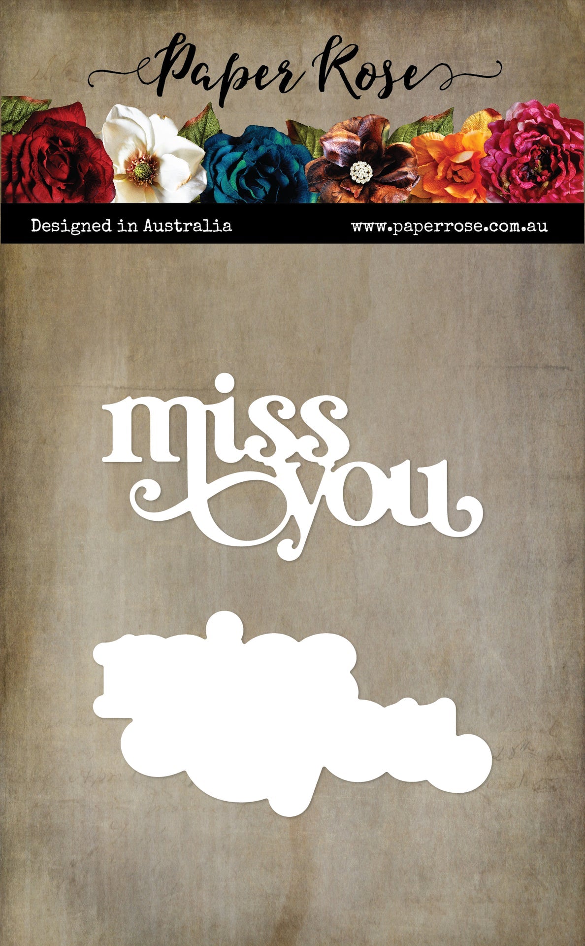 Miss You Metal Cutting Die 33858 - Paper Rose Studio
