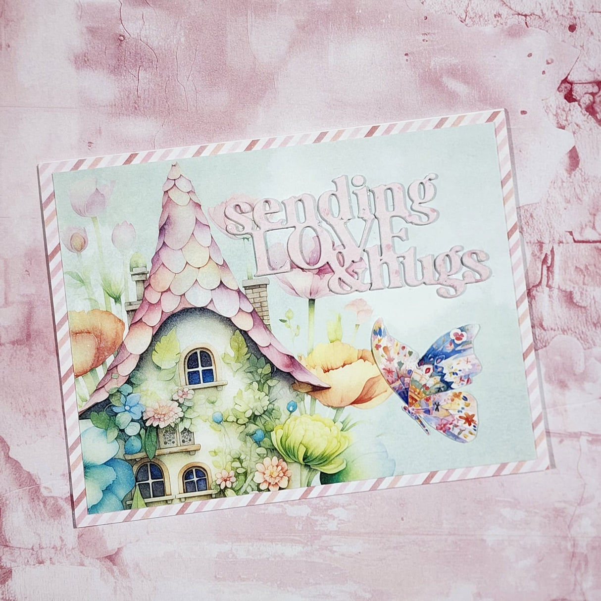 Sending Love & Hugs Metal Cutting Die 33861 - Paper Rose Studio