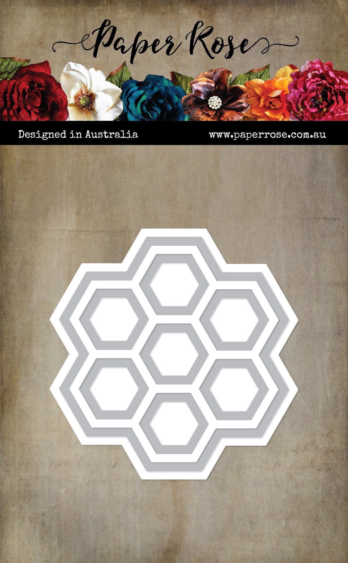 Honeycomb Trio Layered Metal Dies 33948 - Paper Rose Studio