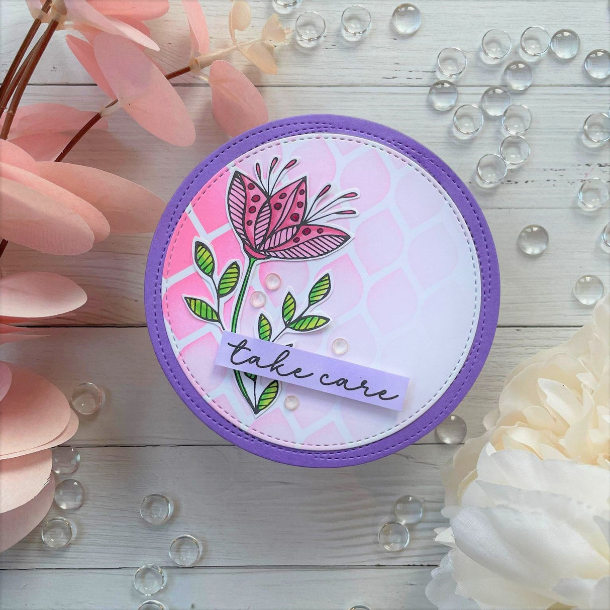 Sketched Flower 4 Clear Stamp Set 30273 - Paper Rose Studio