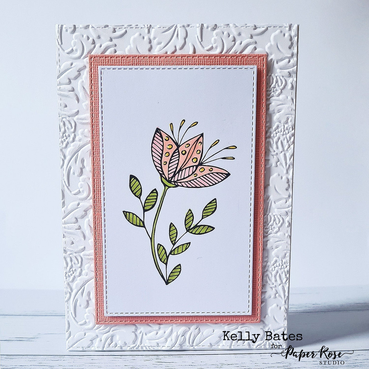 Sketched Flower 4 Clear Stamp Set 30273 - Paper Rose Studio