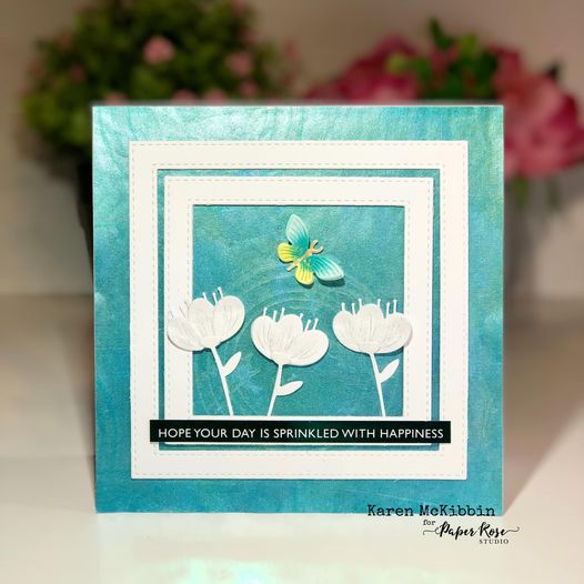 Etched Blooms 3 Metal Cutting Die 28936 - Paper Rose Studio