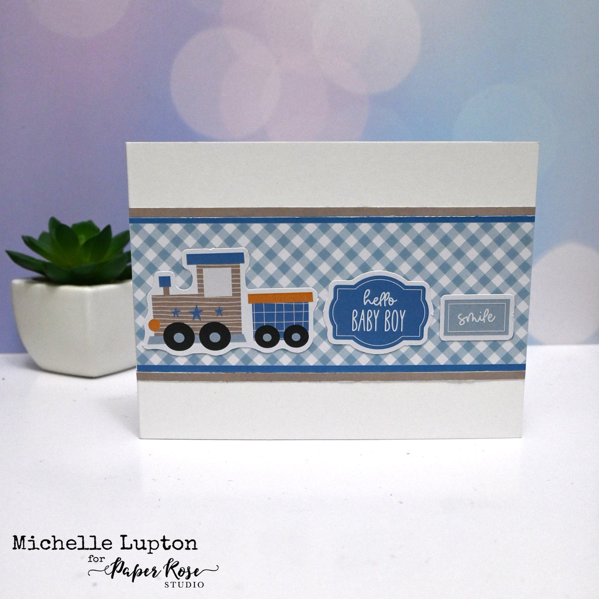 Hello Little Boy 6x8" Die Cuts & Sentiments 29994 - Paper Rose Studio