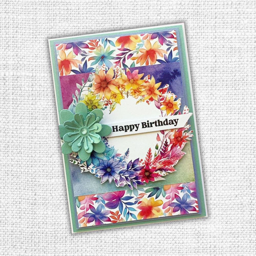 Rainbow Twirl Cut Aparts Paper Pack 31043 - Paper Rose Studio