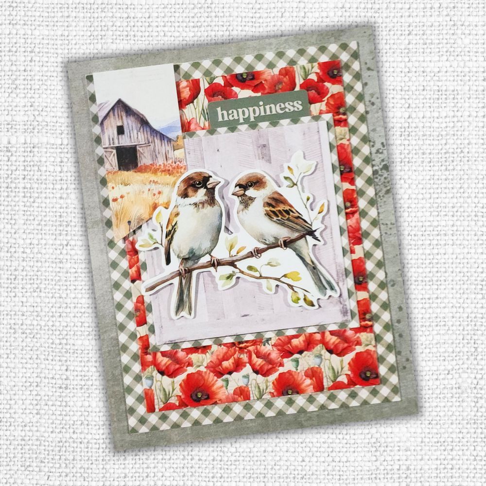 Poppy Garden Embossed Die Cuts 34665 - Paper Rose Studio