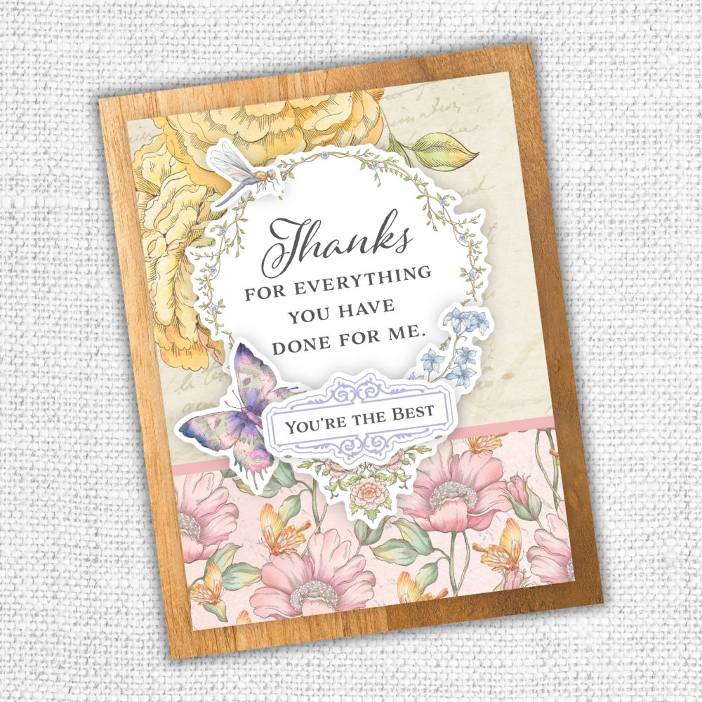 Words of Wisdom 6 x 8" Scripture Embossed Die Cuts 35593 - Paper Rose Studio