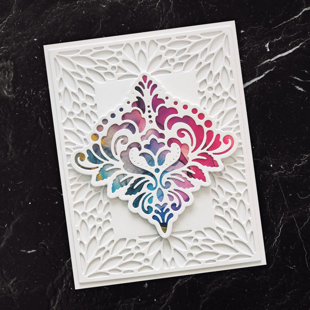 Portraits in Bloom LIMITED EDITION Papercuts Cardmaking Kit with METAL DIES 36703