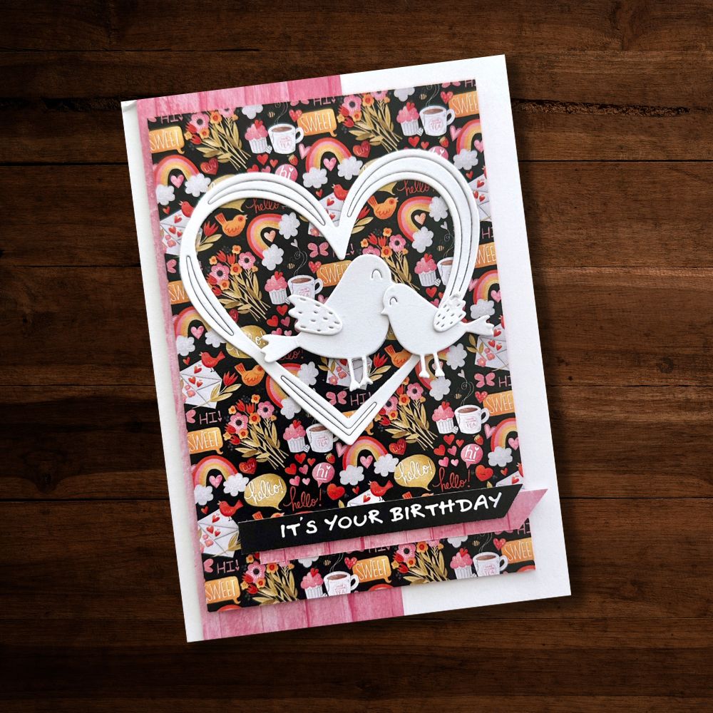 Love Hearts Metal Cutting Die 28888 - Paper Rose Studio