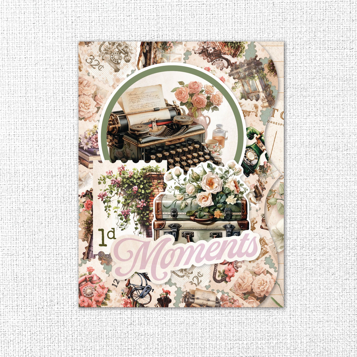 Afternoon in the Park 8.5" x 11" Mini Junk Journal Folio Kit 34989 - Paper Rose Studio