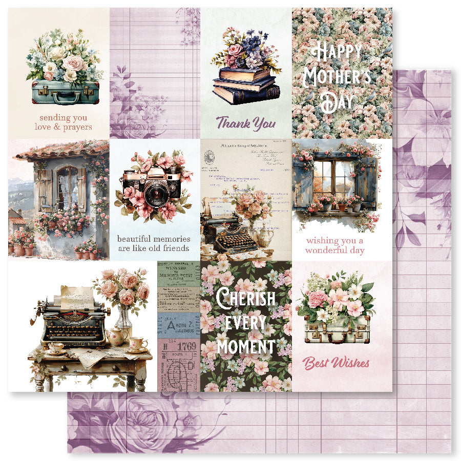 Afternoon in the Park A 12x12 Paper (12pc Bulk Pack) 34344 - Paper Rose Studio