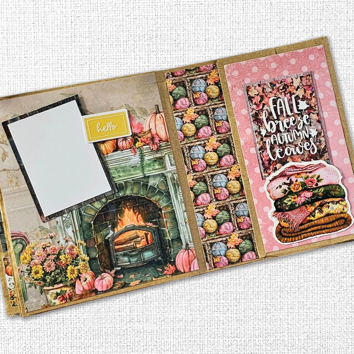 Cozy Fall 6x8" Die Cuts & Sentiments 32727 - Paper Rose Studio