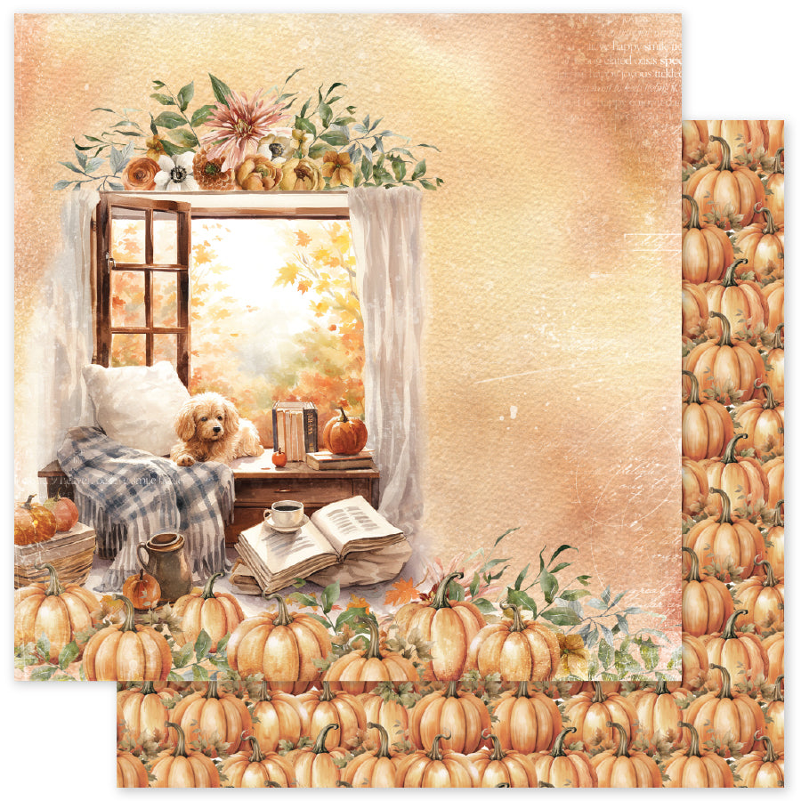 Autumn Florals Basics B 12x12 Paper (12pc Bulk Pack) 35457 - Paper Rose Studio