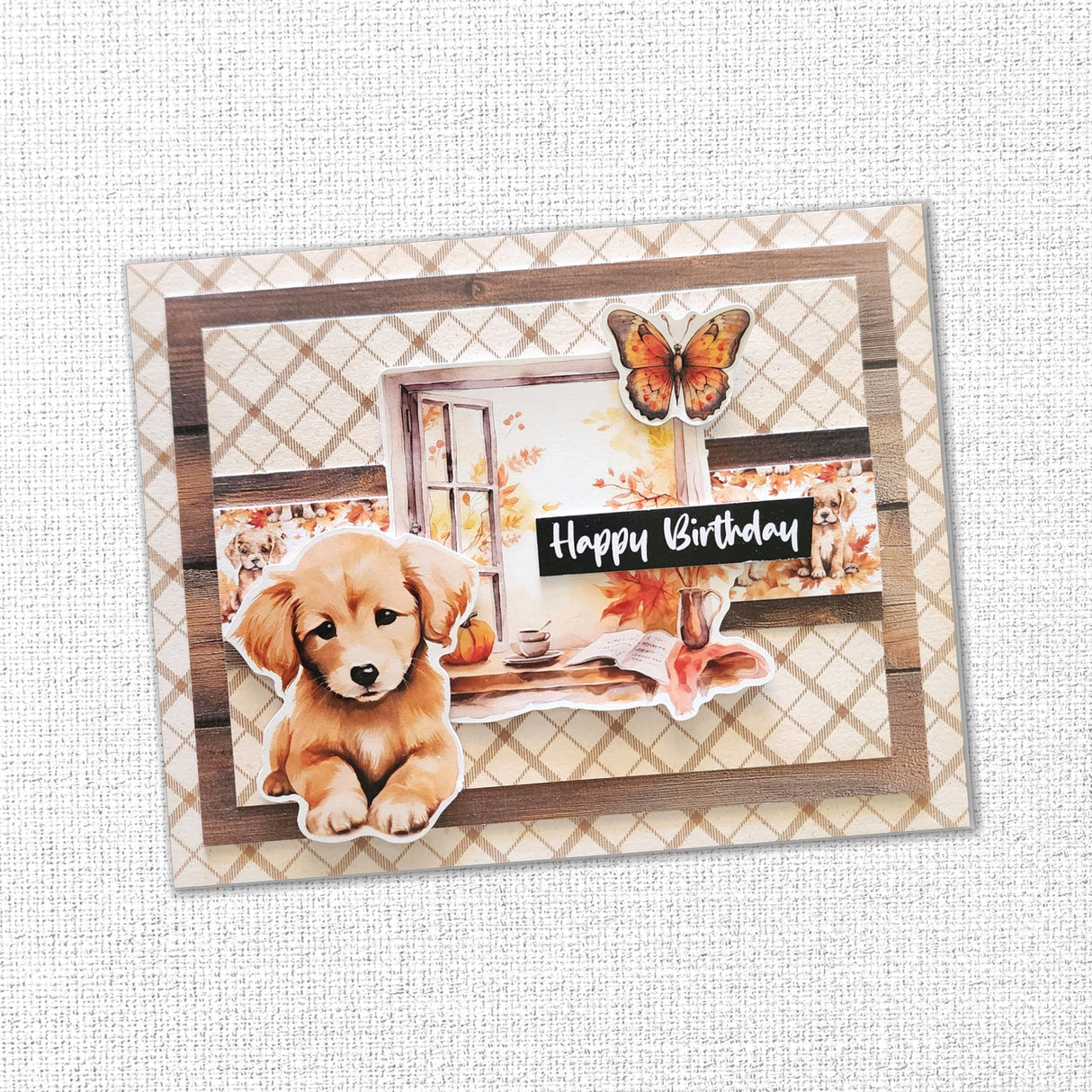 Papercuts Cardmaking Kit - Autumn Florals 35200 - Paper Rose Studio