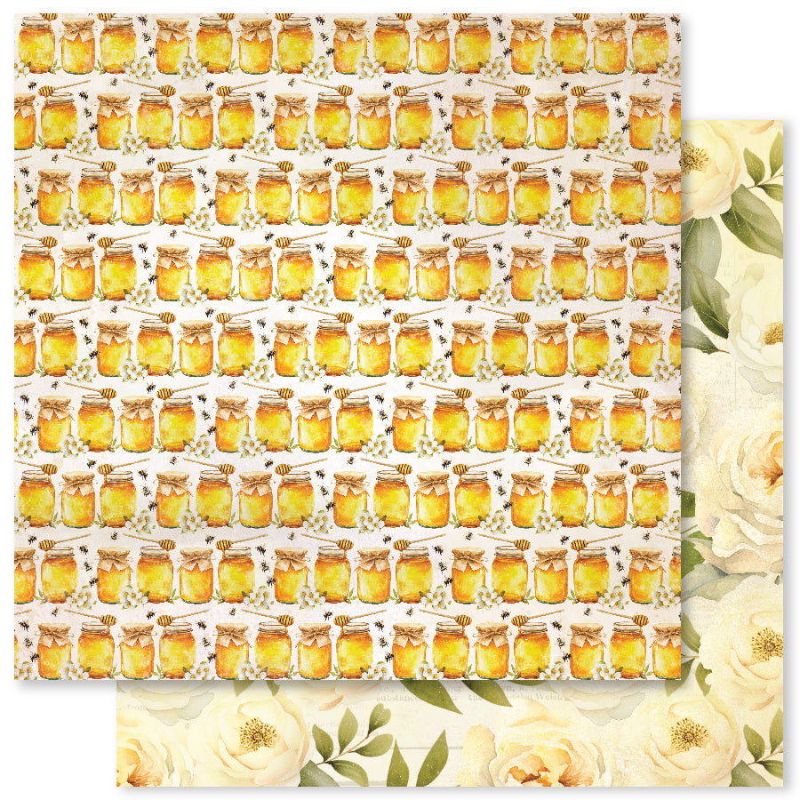 Bees & Butterflies Basics E 12x12 Paper (12pc Bulk Pack) 33576 - Paper Rose Studio