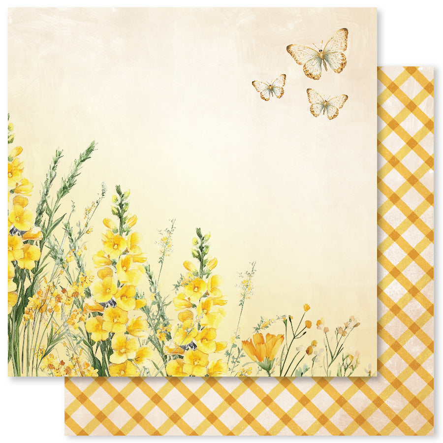 Bees & Butterflies D 12x12 Paper (12pc Bulk Pack) 33549 - Paper Rose Studio