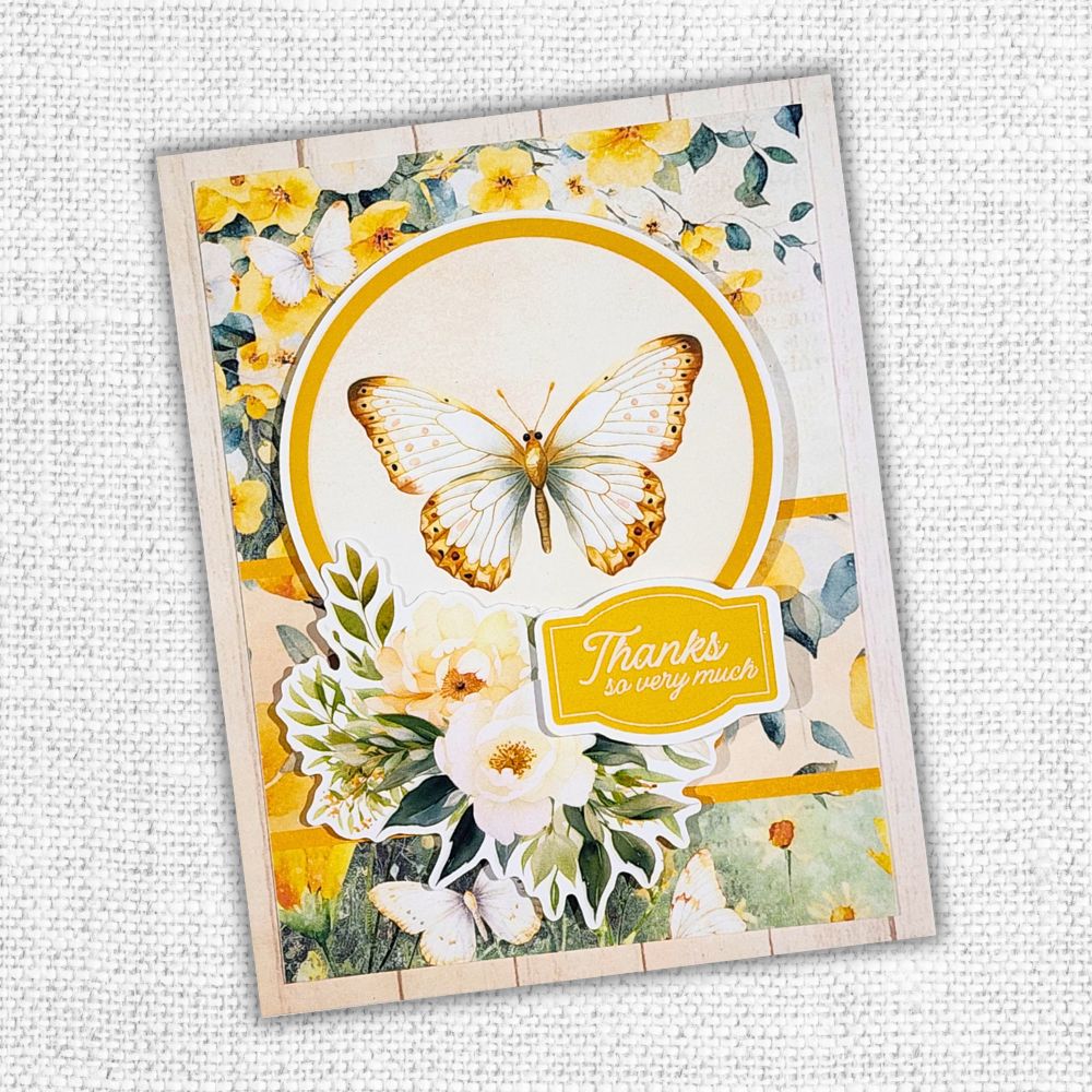 Bees & Butterflies 6x8" Quick Cards Collection 33594 - Paper Rose Studio