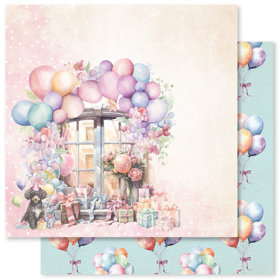 Birthday Fun Basics C 12x12 Paper (12pc Bulk Pack) 33291 - Paper Rose Studio