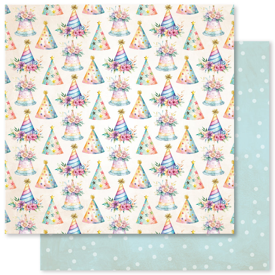 Birthday Fun Basics F 12x12 Paper (12pc Bulk Pack) 33300 - Paper Rose Studio