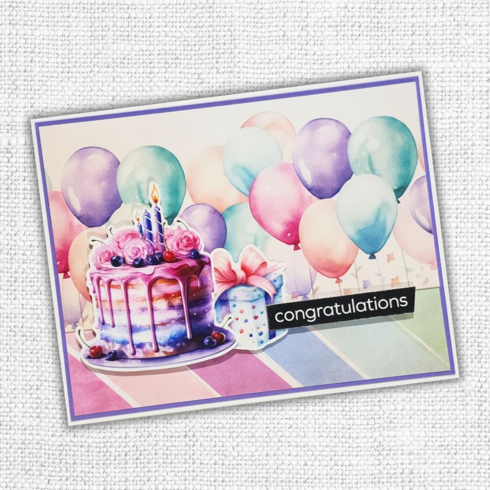 Papercuts Cardmaking Kit - Birthday Fun 34758 - Paper Rose Studio