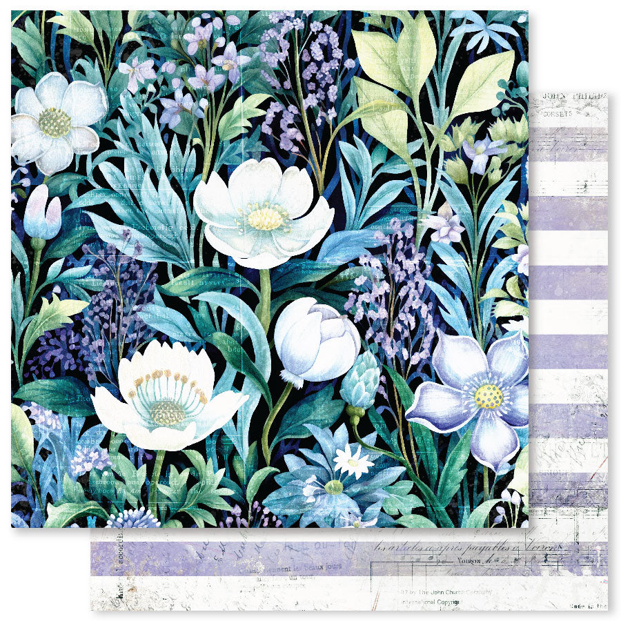 Botanical Blooms A 12x12 Paper (12pc Bulk Pack) 32034 - Paper Rose Studio