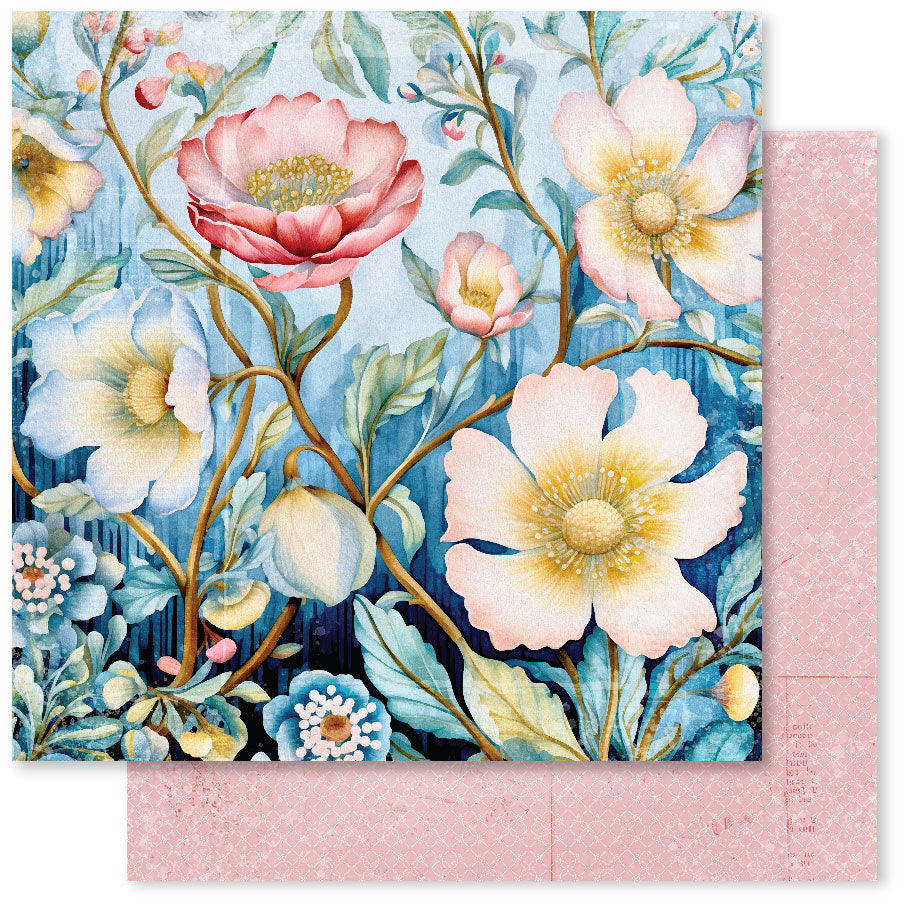 Botanical Blooms B 12x12 Paper (12pc Bulk Pack) 32037 - Paper Rose Studio