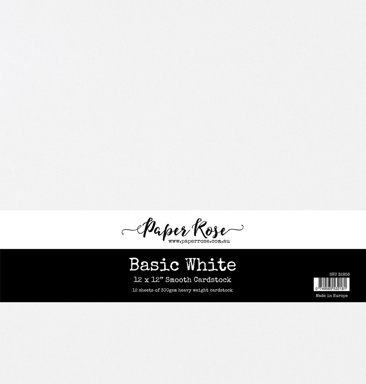 Basic White Smooth Cardstock A3 48 sheets - Paper Rose Studio