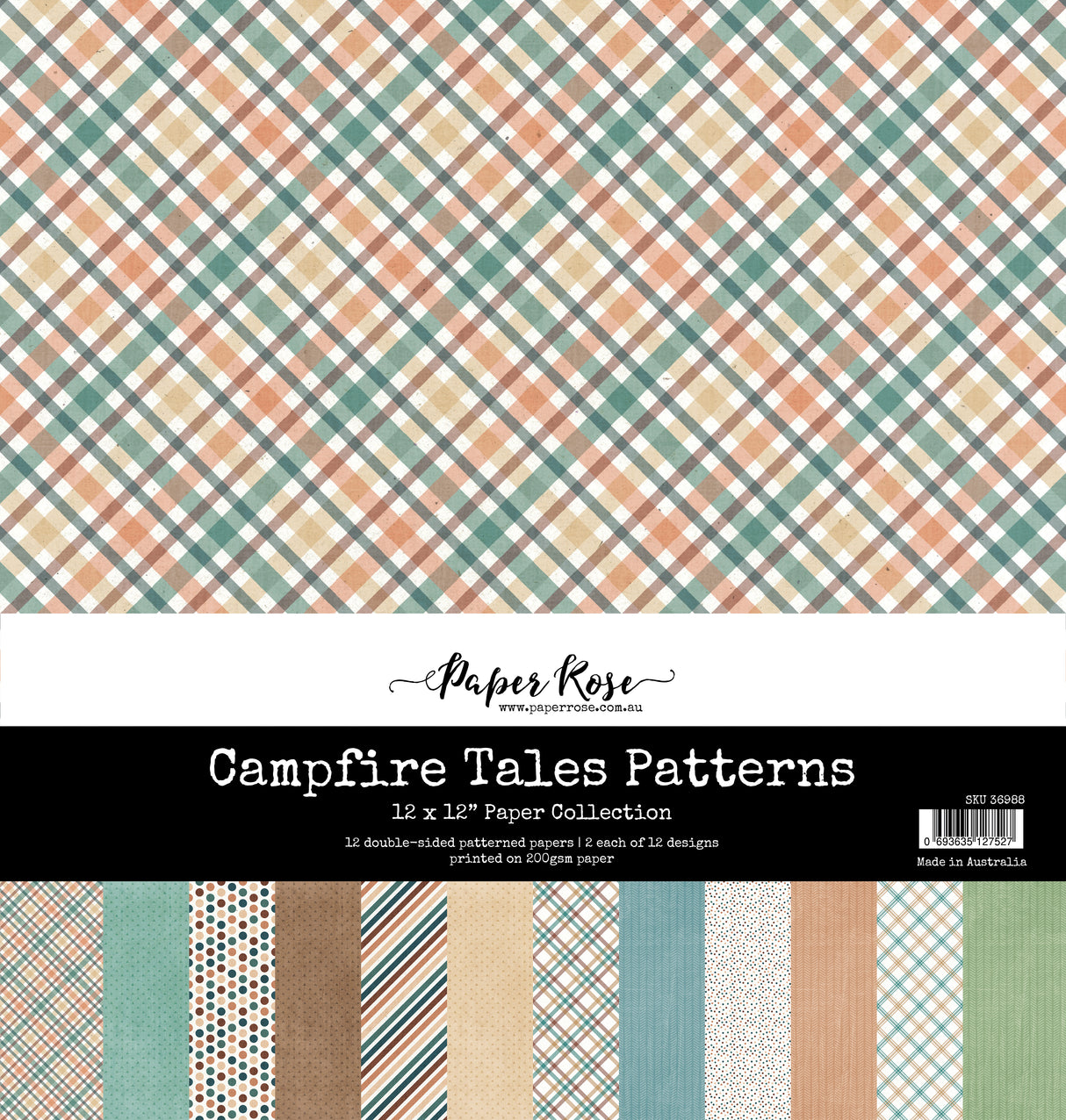 Campfire Tales Patterns 12x12 Paper Collection 36988