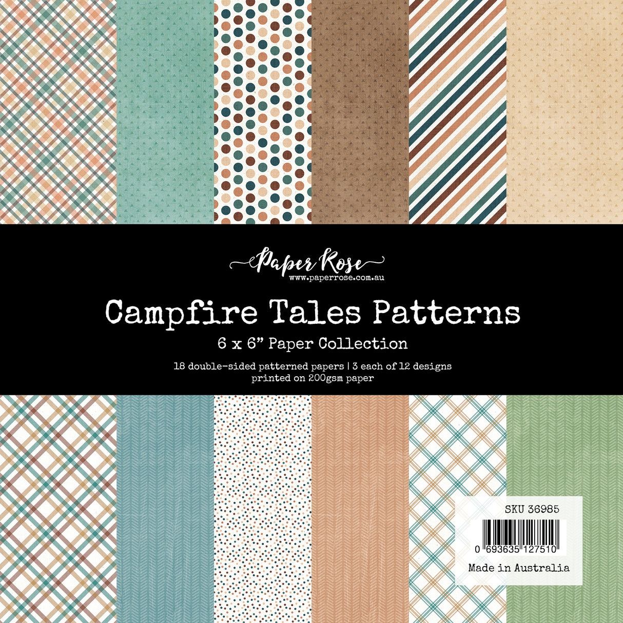 Campfire Tales Patterns 6x6 Paper Collection 36985