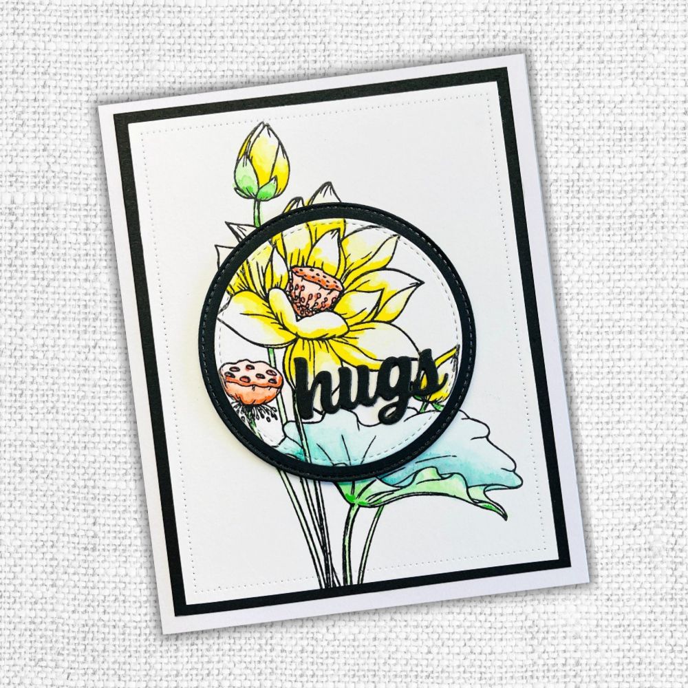 Lotus Bouquet 4x6" Clear Stamp Set 19087 - Paper Rose Studio