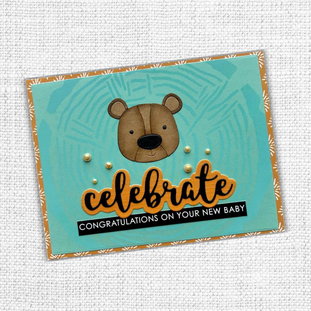 Wood Slice 6x6" Stencil 21534 - Paper Rose Studio