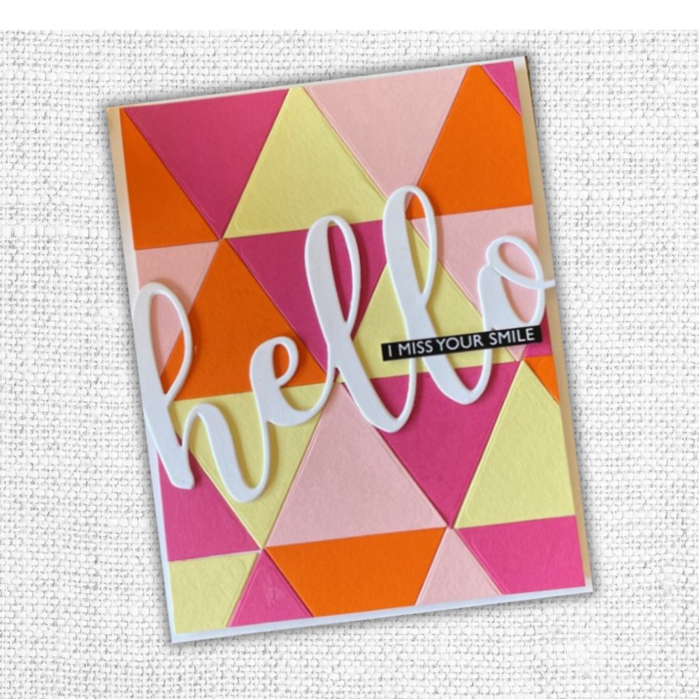 Hello Large Layered Word Metal Die Set 18051 - Paper Rose Studio