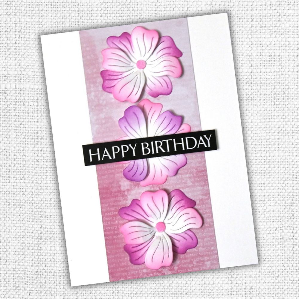 Etched Flowers Metal Cutting Die 25663 - Paper Rose Studio