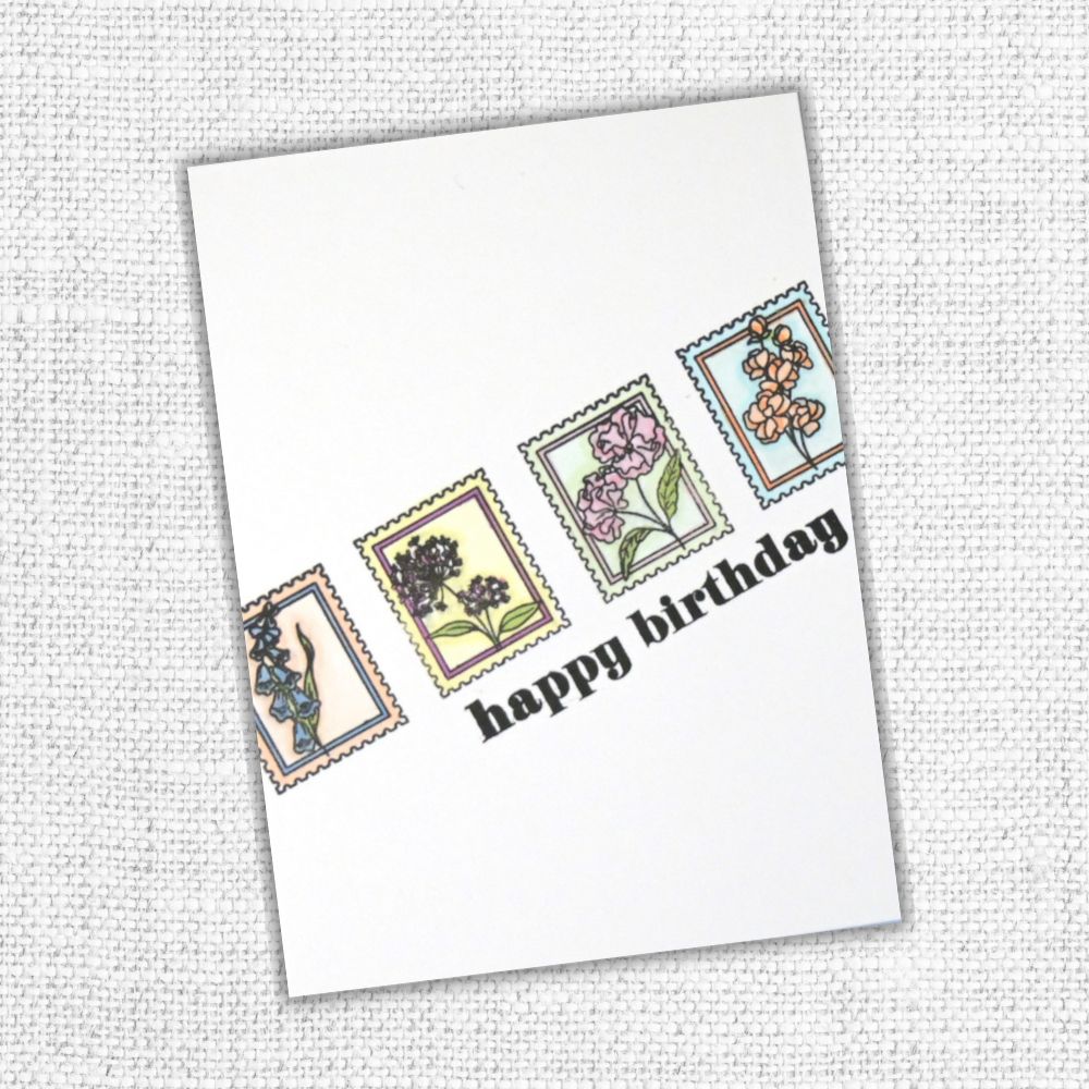 Hello Happy Birthday Stamp Set 25927 - Paper Rose Studio