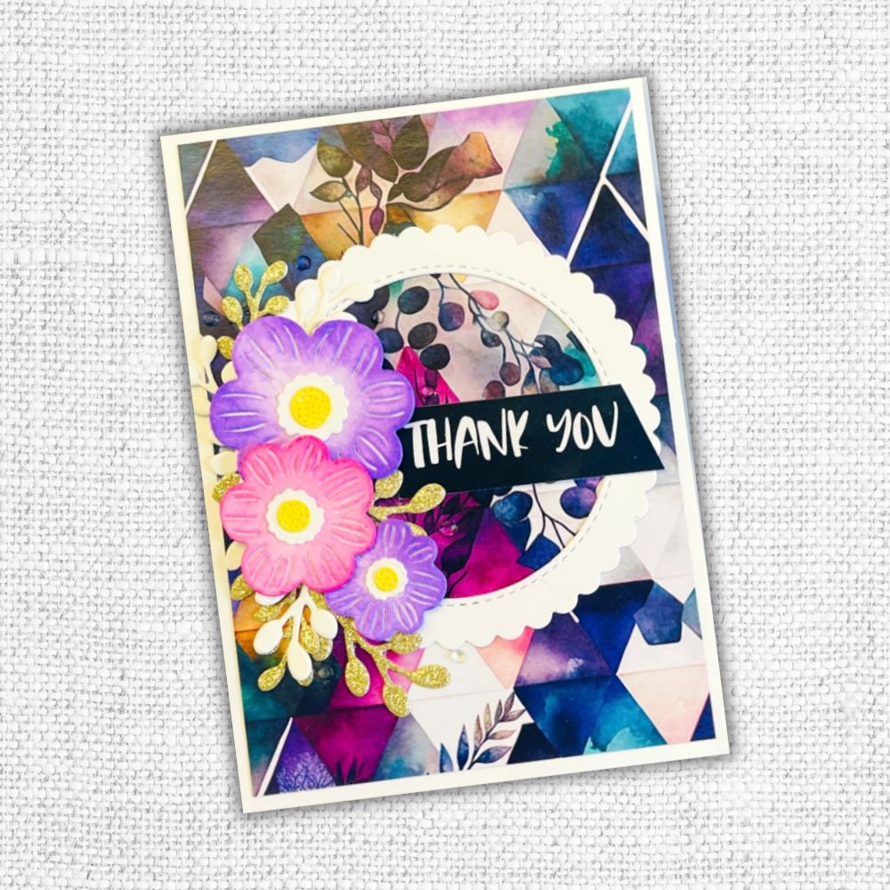 Etched Blooms 2 Metal Cutting Die 28933 - Paper Rose Studio