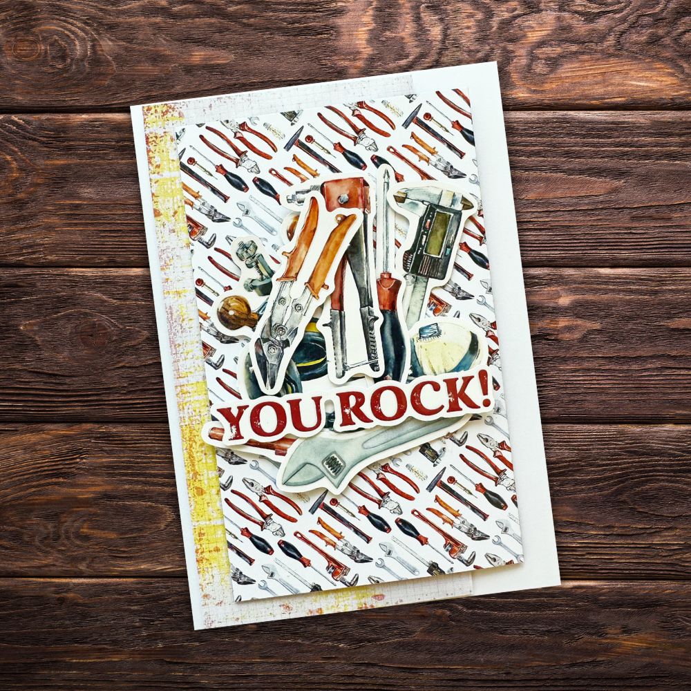 Dad's Tools Embossed Die Cuts 30912 - Paper Rose Studio